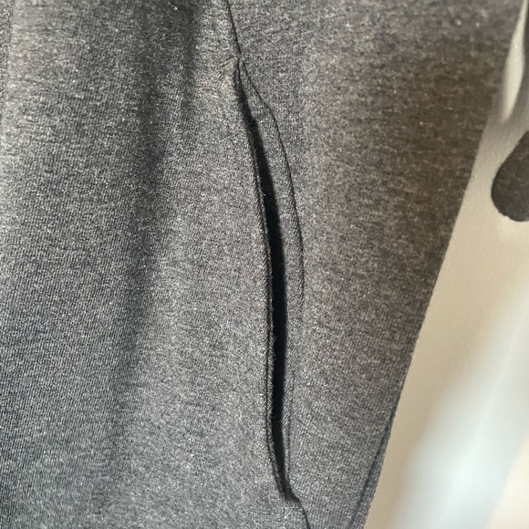 Charcoal grey fleece dress Reitmans Hyba L - Picture 4 of 7